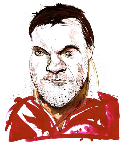 Bryn Terfel - caricature of Welsh bass baritone (born 1965) by Neale Osborne